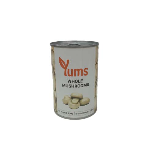 YUMS WHOLE MUSHROOM 400G
