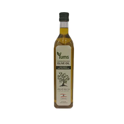 YUMS VIRGIN OLIVE OIL 750ML
