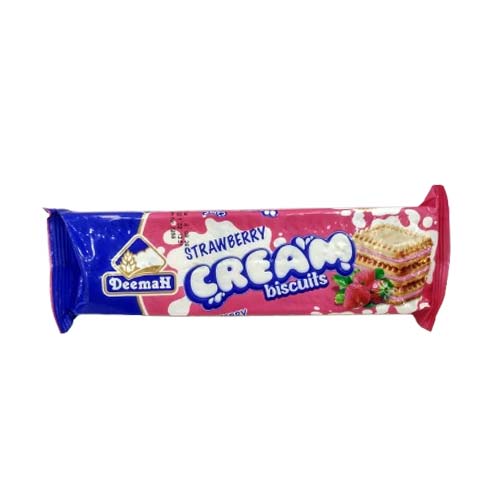 DEEMAH STRAWBERRY CREAM BISCUIT