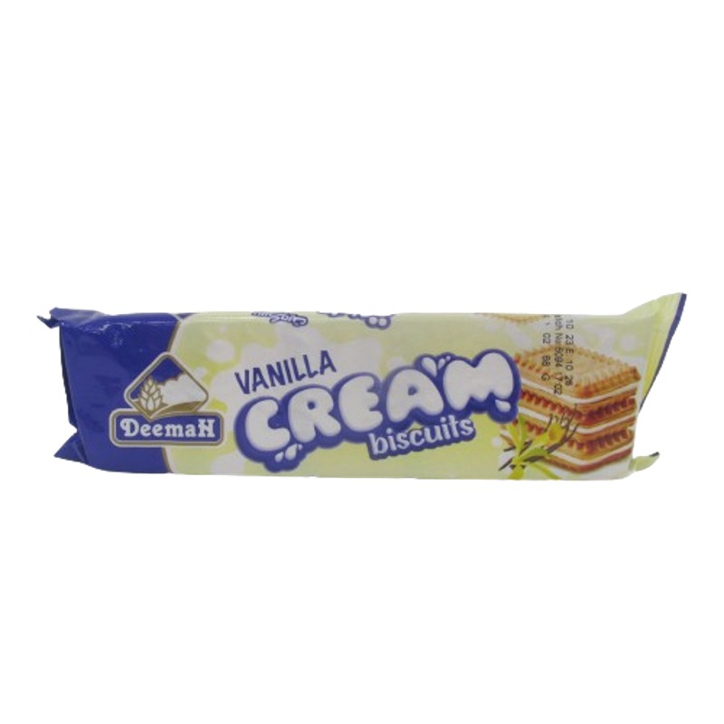 CREAM BISCUIT VANILLA 68G DEEMA
