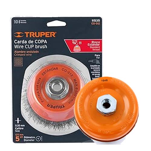 KNOTTED WIRE CUP BRUSH 4IN 4500