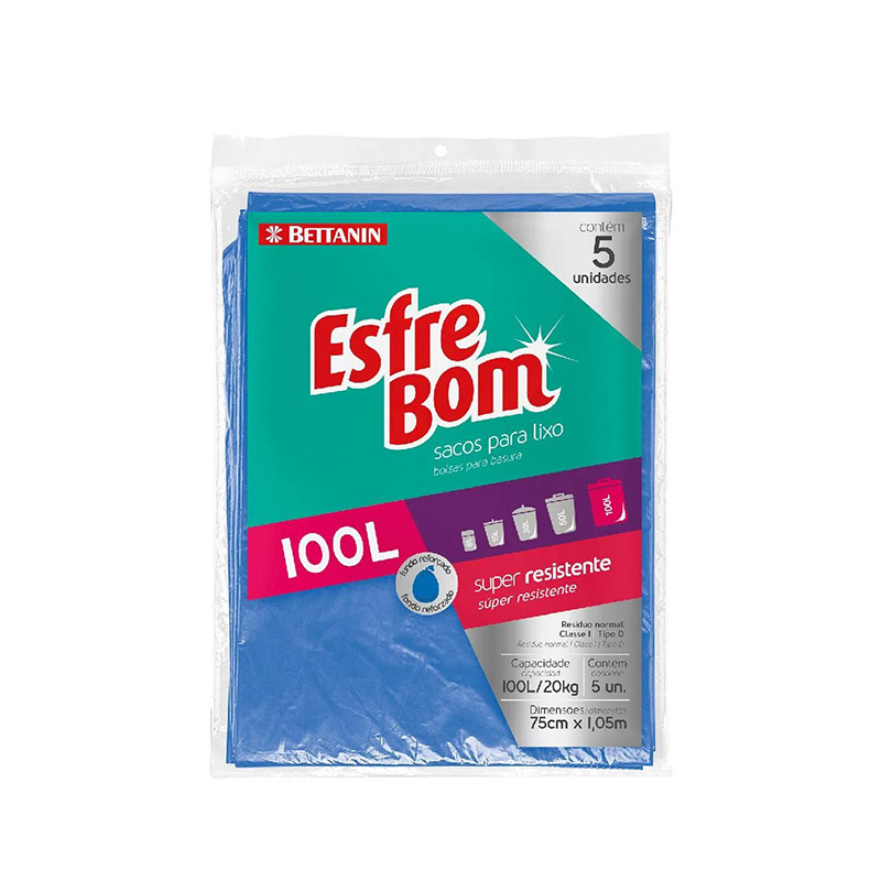 BETTANIN TRASH BAG 100L ESFREBO