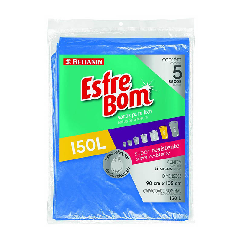 TRASH BAG BETTANIN 150L 5PCS BT