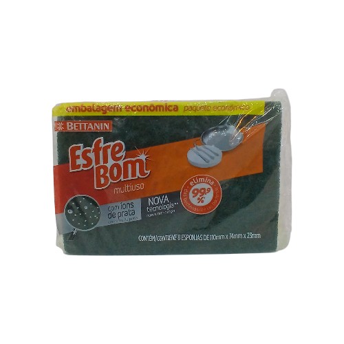BETTANIN SPONGE SCOUR 8PCS MULT