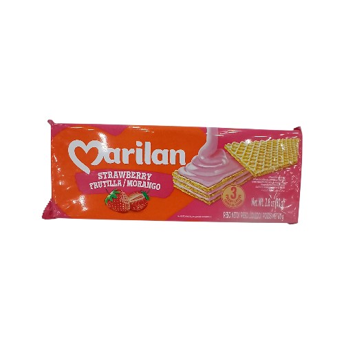 MARILAN WAFERS STRAWBERRY 80G