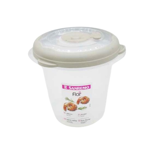 SANREMO ROUND PLASTIC CONTAINER