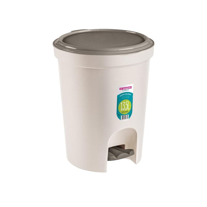 SANREMO ROUND PEDAL BIN 13.5L
