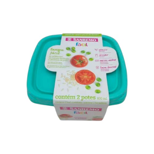 SANREMO CONTAINER SET 2PCS 800M
