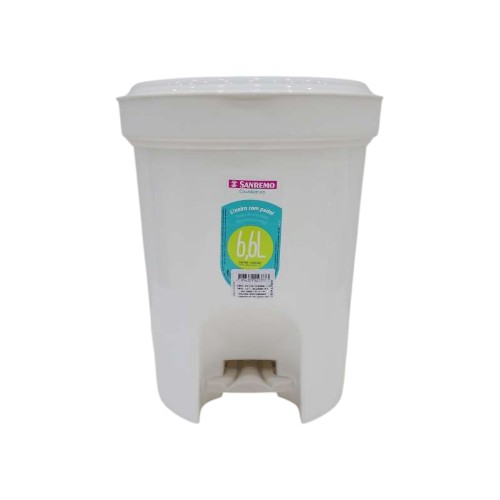 SANREMO ROUND PEDAL BIN 6.6L