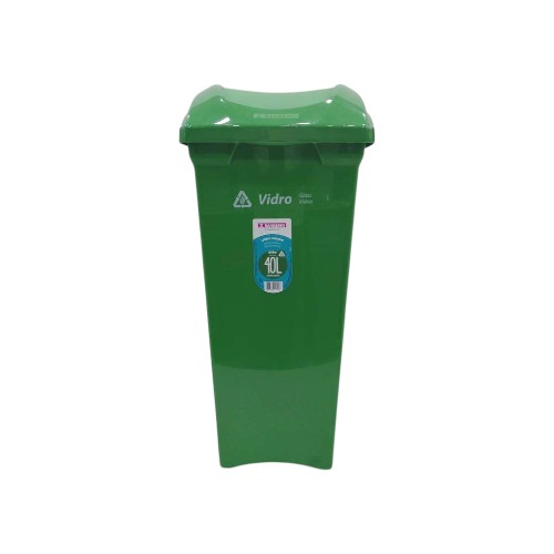 PLASTIC SELECTIVE WASTE CAN GRE