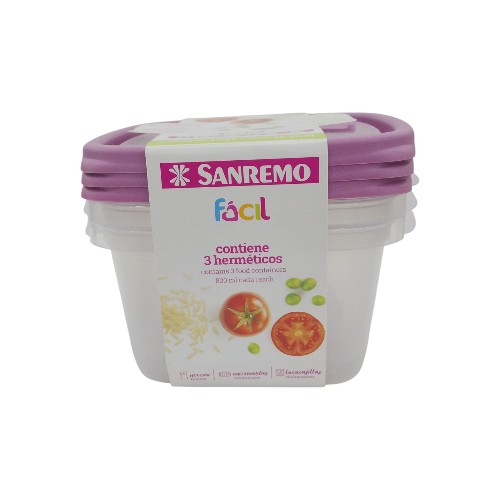 SANREMO CONTAINERS 42PCS