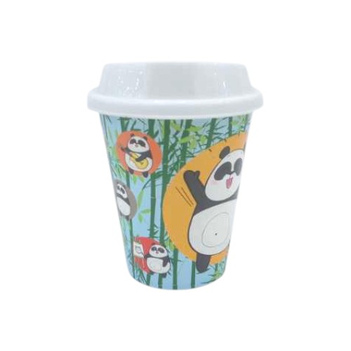 MUG WITH LID 360ML PLASTIC 4189