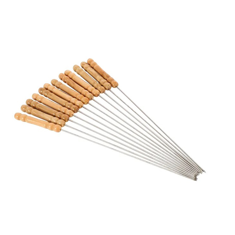 BARBAQUE STICKS STEEL 12PCS R46