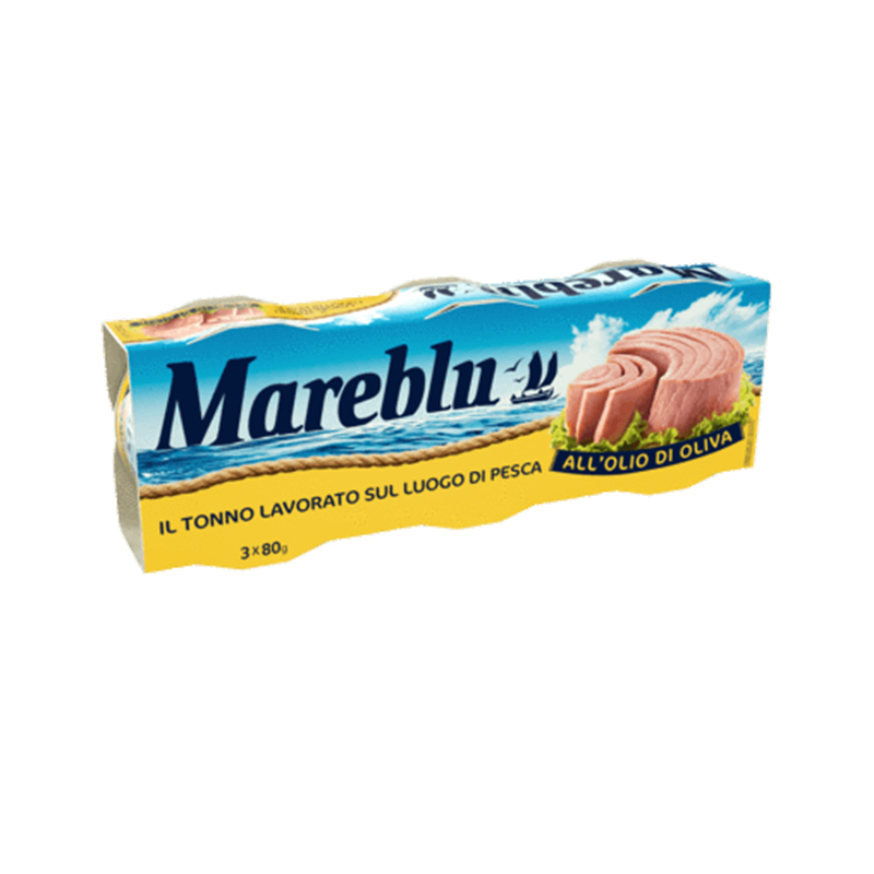 MAREBLU TUNA IN OILIVE OIL 80G