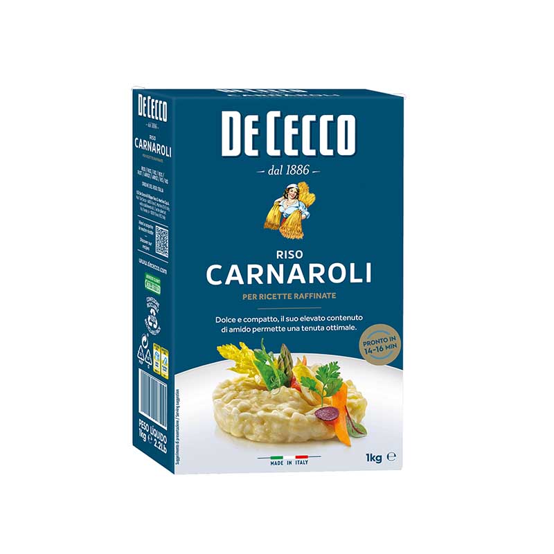 RICE CARNAROLI 1KG DE CECCO
