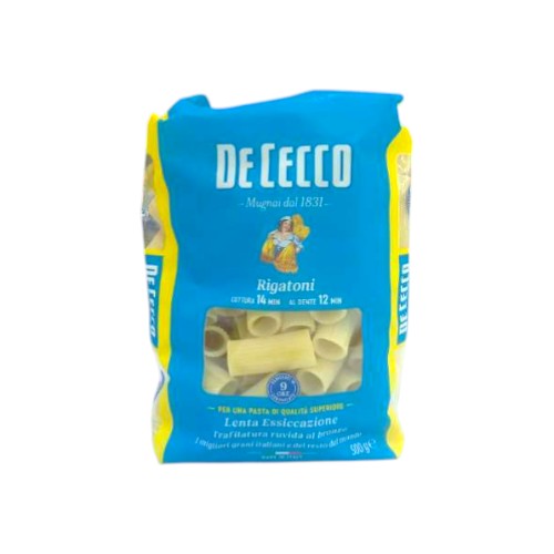 DE CECCO RIGATONI PASTA 500G