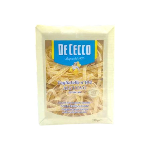 TAGLIATELLE ALL UOVO 250G DE CE