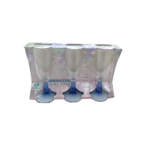 WINE GLASSES 3PCS SET VIOLETTA