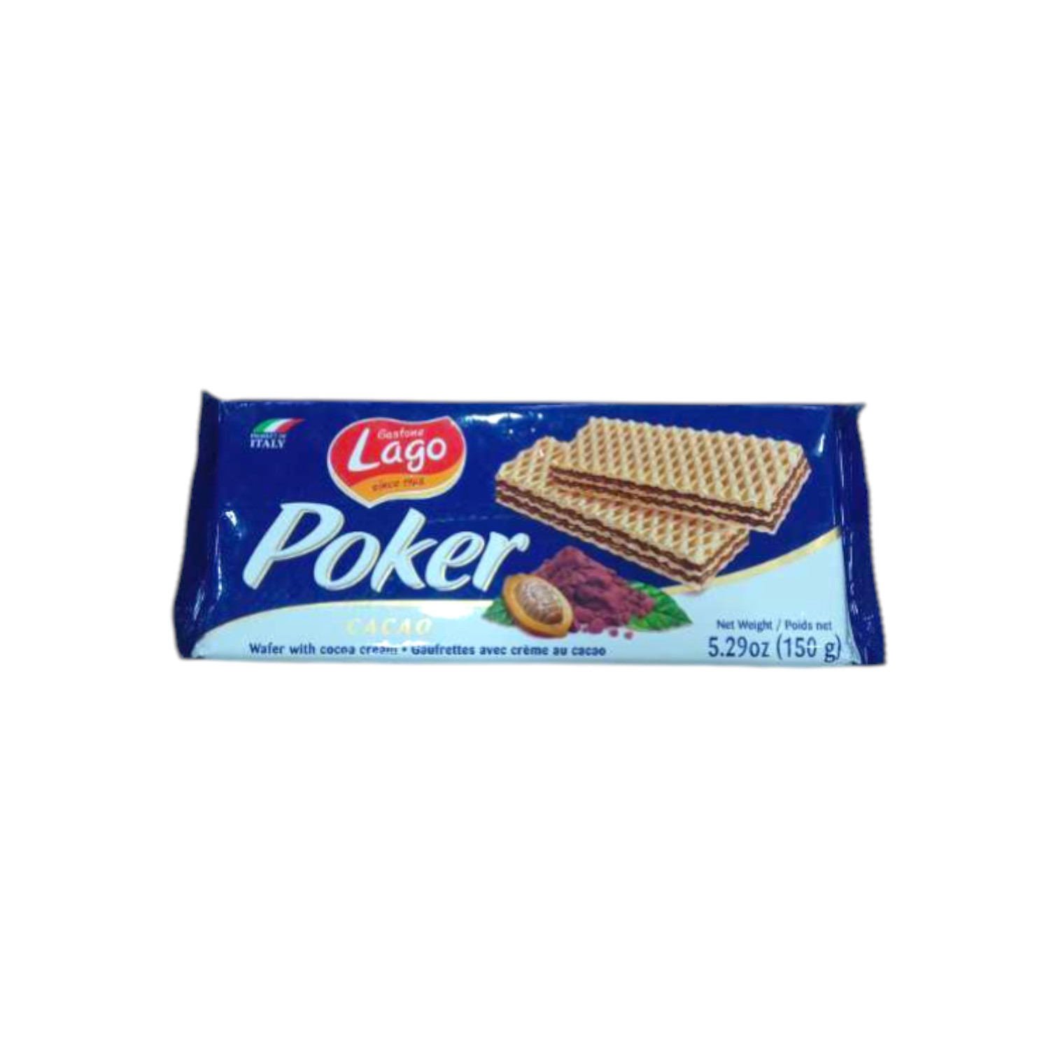 LAGO POKER CACAO WAFER BISCUIT