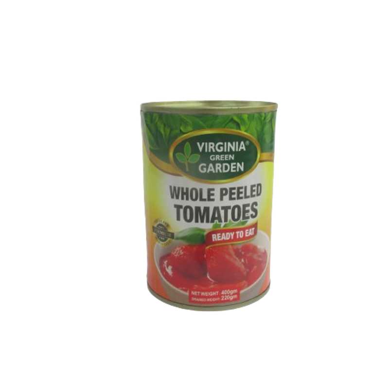PEELED TOMATO WHOLE 400G VIRGIN