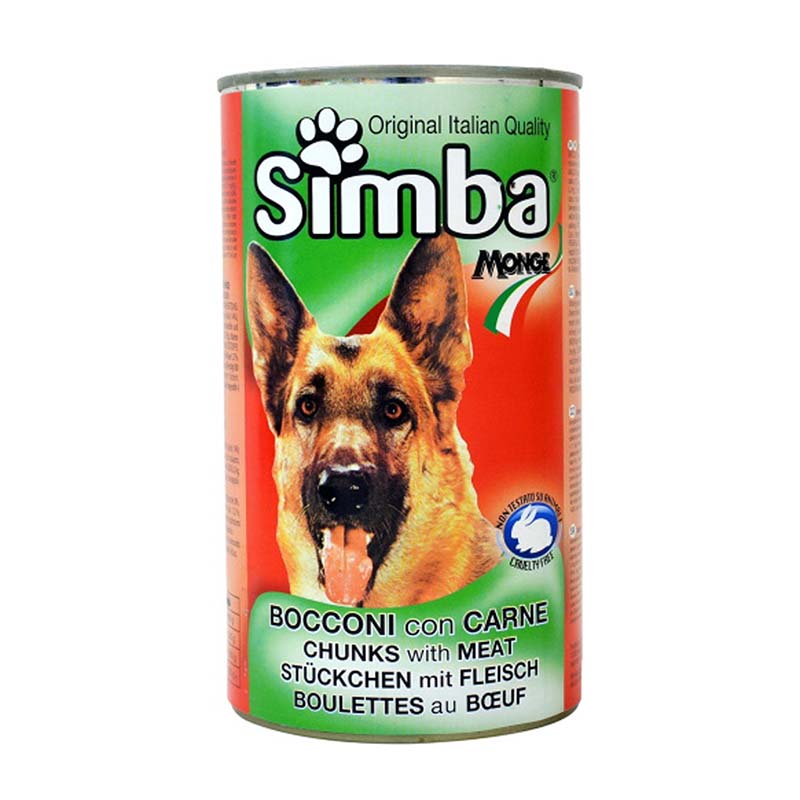 DOG FOOD MEAT 415g SIMBA