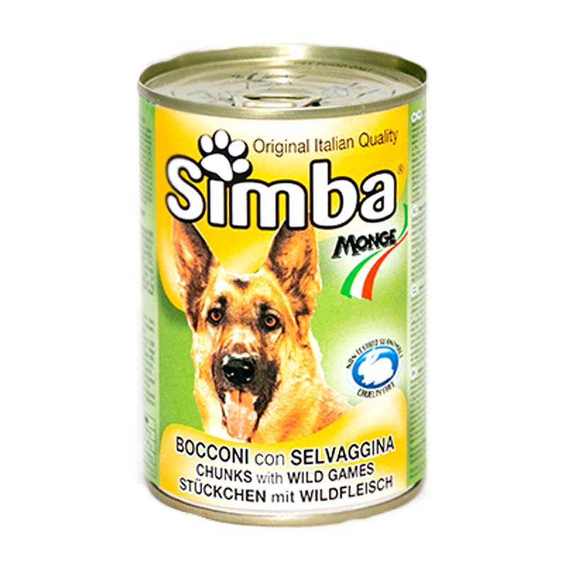DOG FOOD WILD GAMES 415G SIMBA