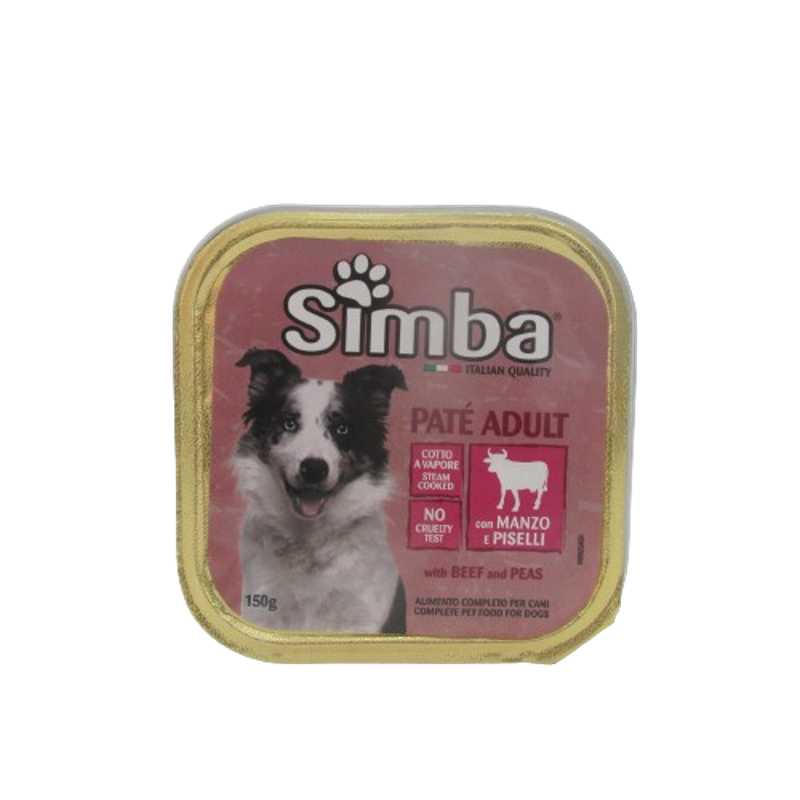 SIMBA DOG FOOD 150G BEEF  PEAS