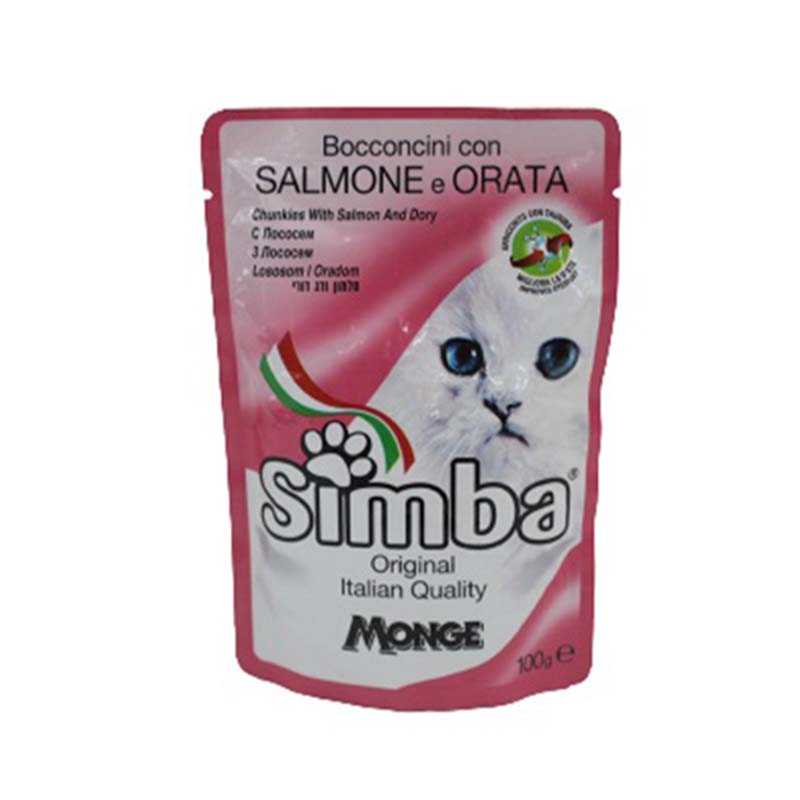 SIMBA CAT FOOD 100G SALMON DORY