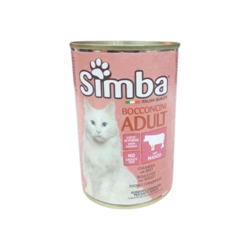 SIMBA CAT FOOD WITH BEEF 415G