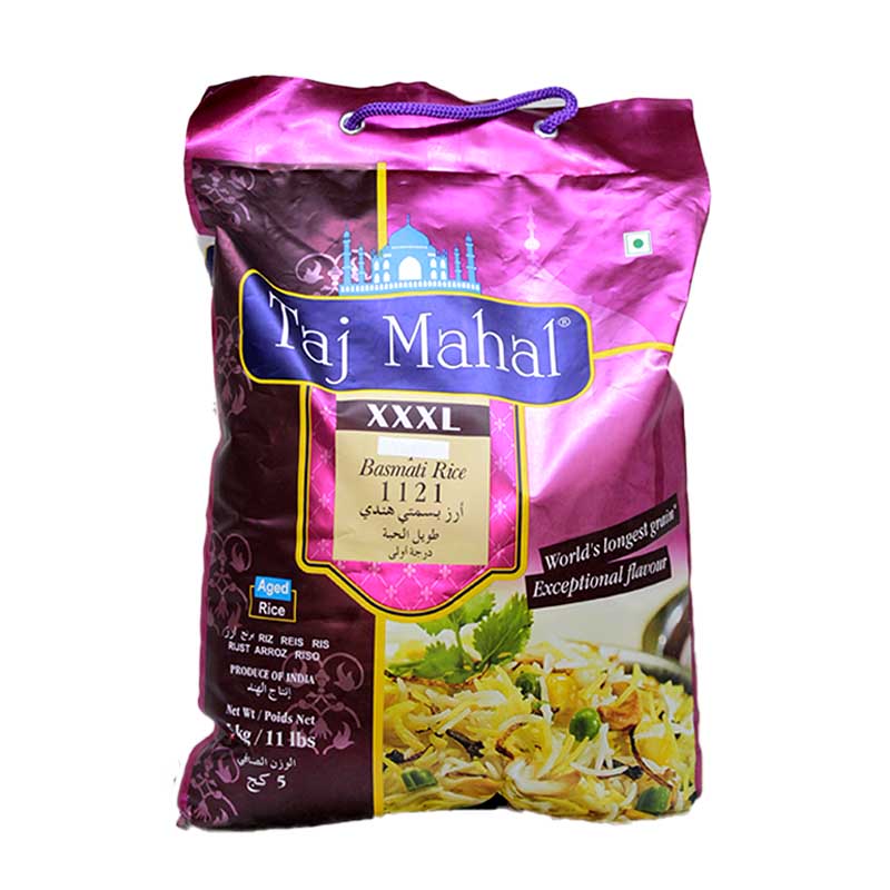 BASMATI RICE XXXL 5KG TAJ MAHAL