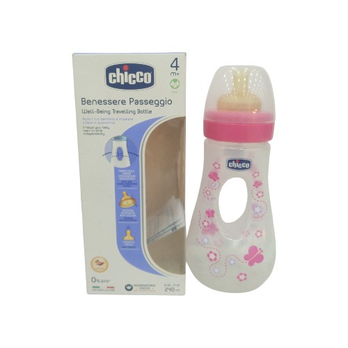 BOTTLE PLASTIC TRAVEL 240ML CH