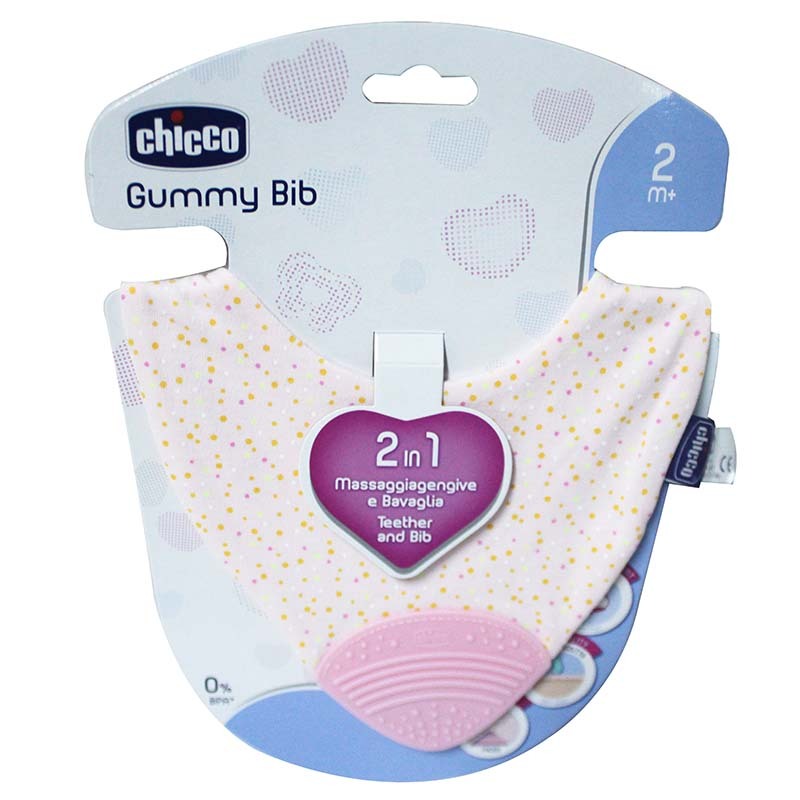GUMMY BIB TEETHER GIRL