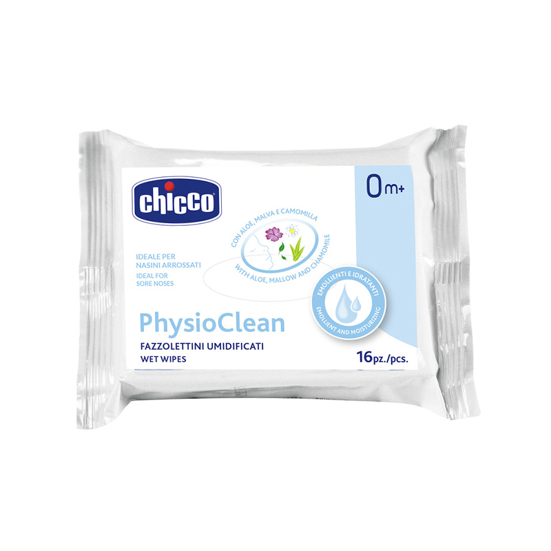 BABY WIPES PHYSIOCLEAN 16PCS
