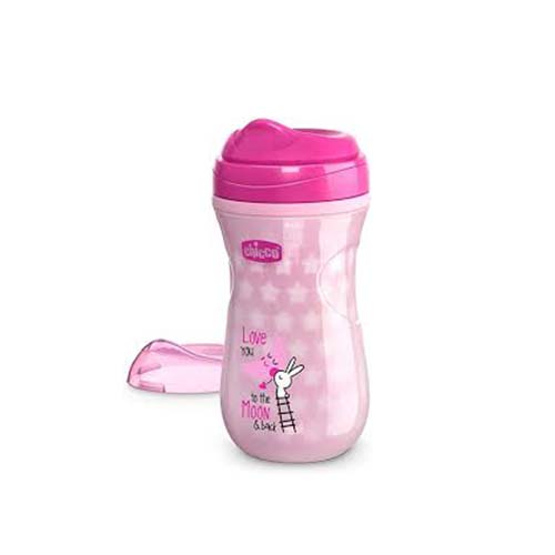 SHINY CUP FEEDING BOTTLE 14M