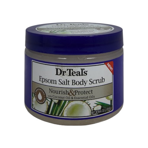 DR TEALS SALT SCRUB 454G COCONU