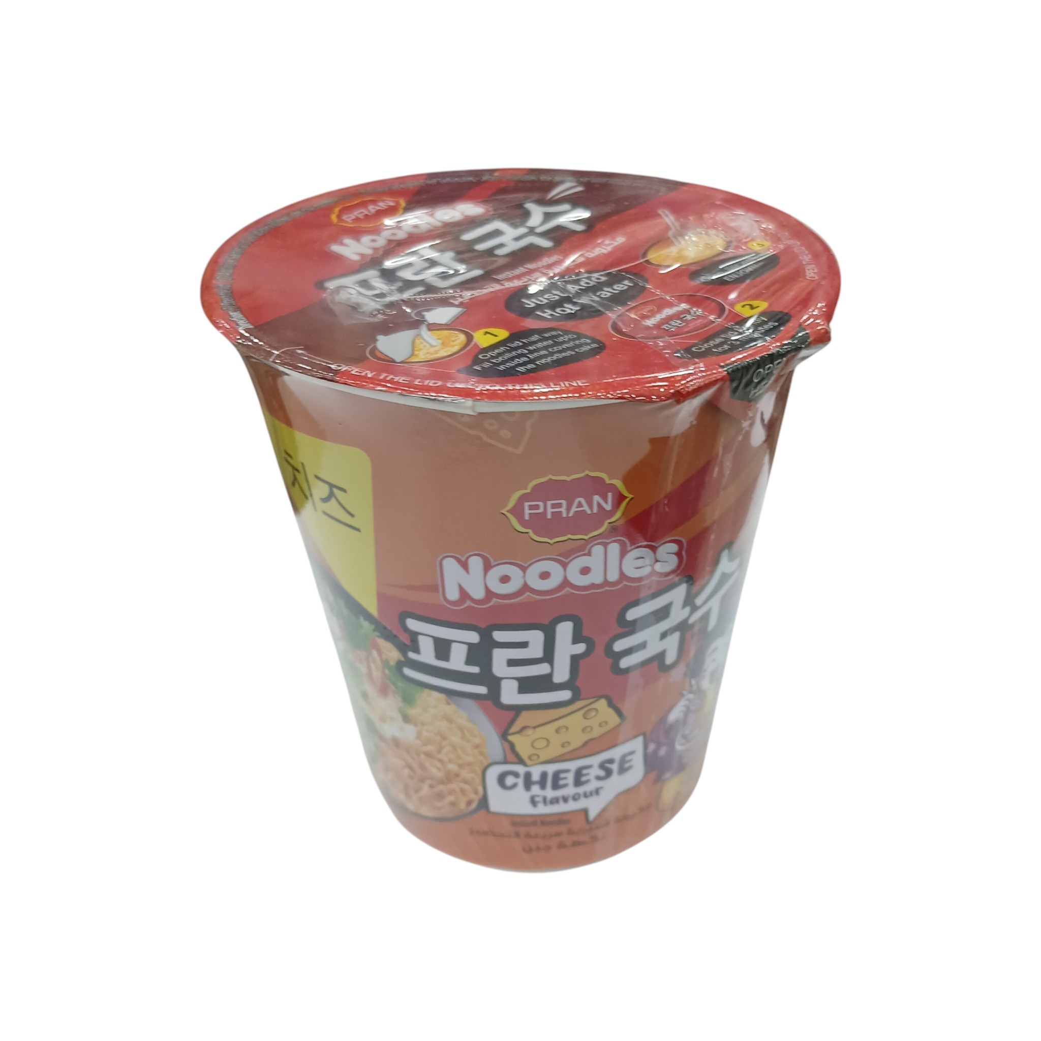 PRAN NOODLES CUP CHEESE 60G
