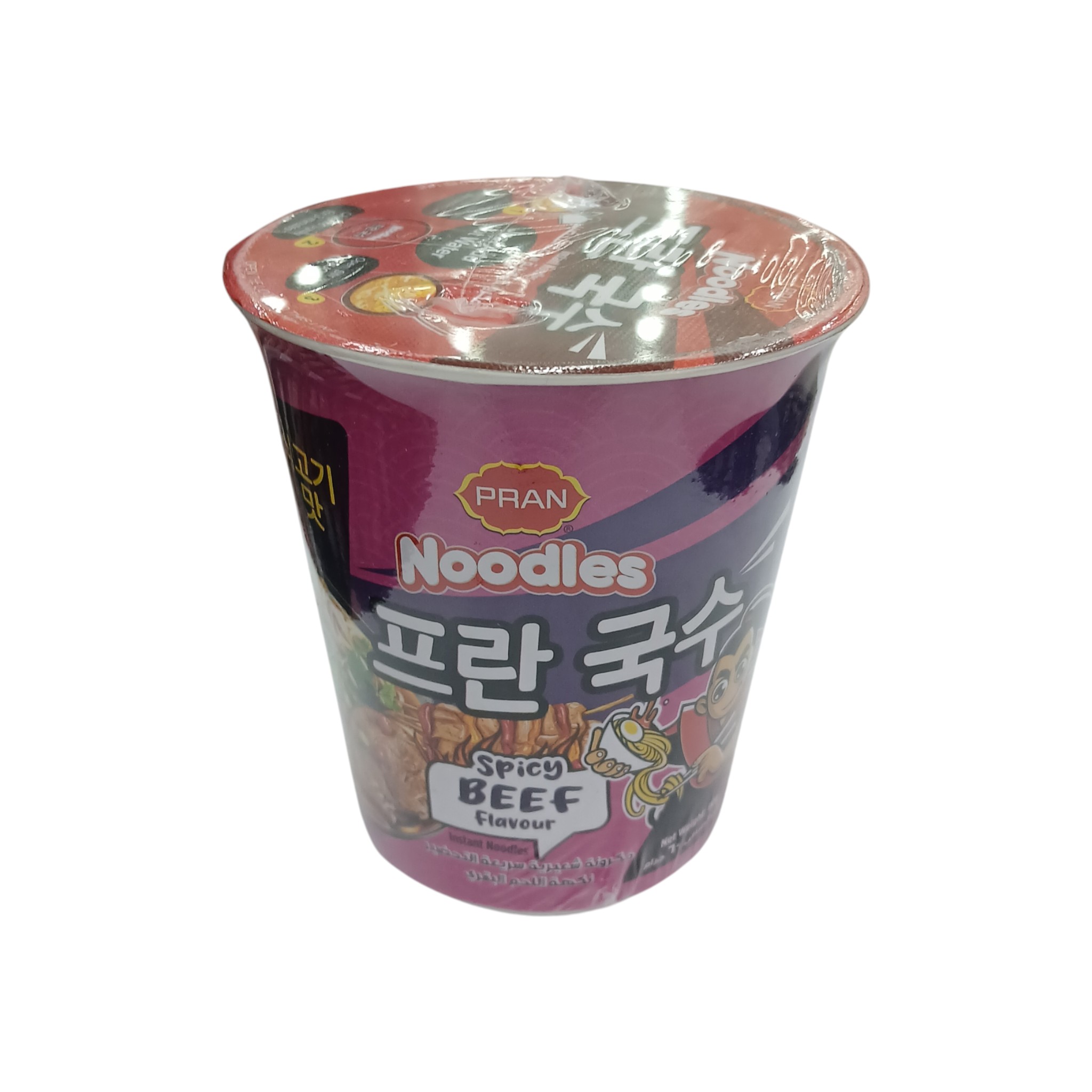 PRAN NOODLES CUP SPICY BEEF 60G
