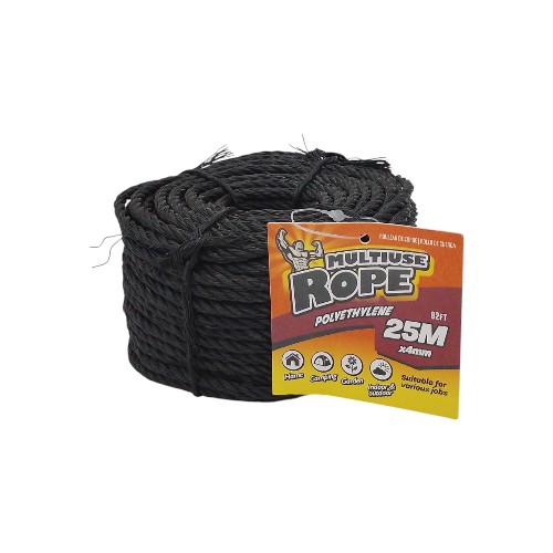 UBL PE ROPE COIL 4MMX25M