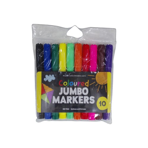 UBL JUMBO MARKERS BRIGHT COLORS
