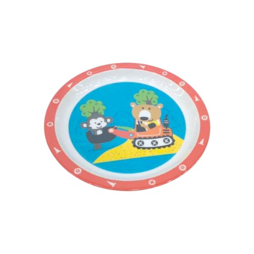 UBL MELAMINE KIDS PLATE 21CM 4A
