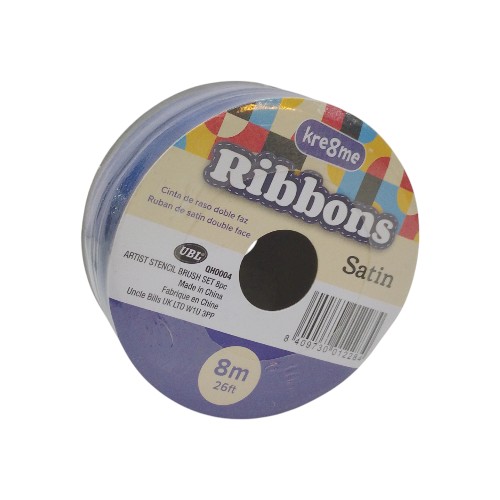 UBL RIBBON SATIN 8M 6ASST