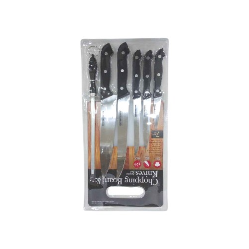 UBL KNIFE SET W CHOPPING BOARD