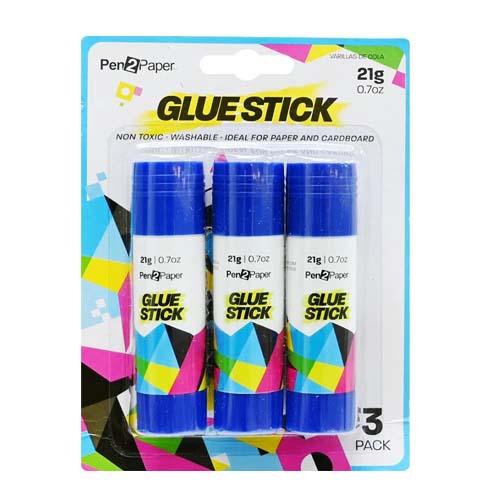 UBL GLUE STICK 21G 3 PACK