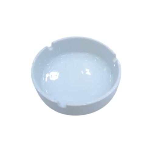 UBL ASHTRAY WHITE PORCELAIN 10C