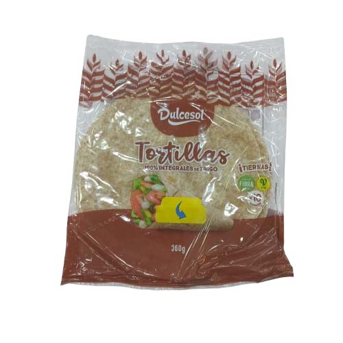 DULCESOL BROWN TORTILLAS 20CM 1