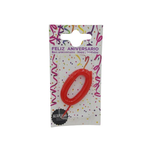 BIRTHDAY CANDLE NO 0