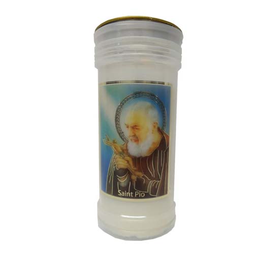 CANDLE PVC CAN LEOPOLDO 16X6CM.