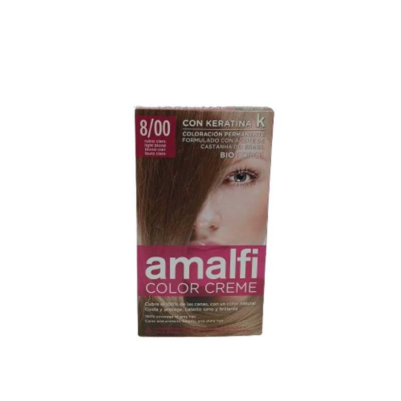 AMALFI LIGHT BLONDE HAIR DYE 8.