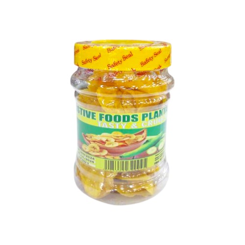 JUSTIVE PLANTAIN CHIPS 200G PET