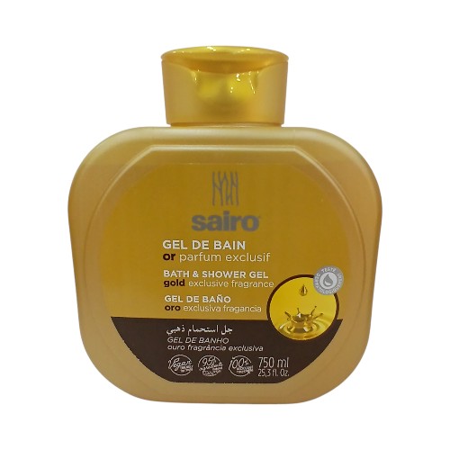 SAIRO SHOWER GEL GOLD  750ML